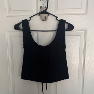 Cotton On Black Crop Top